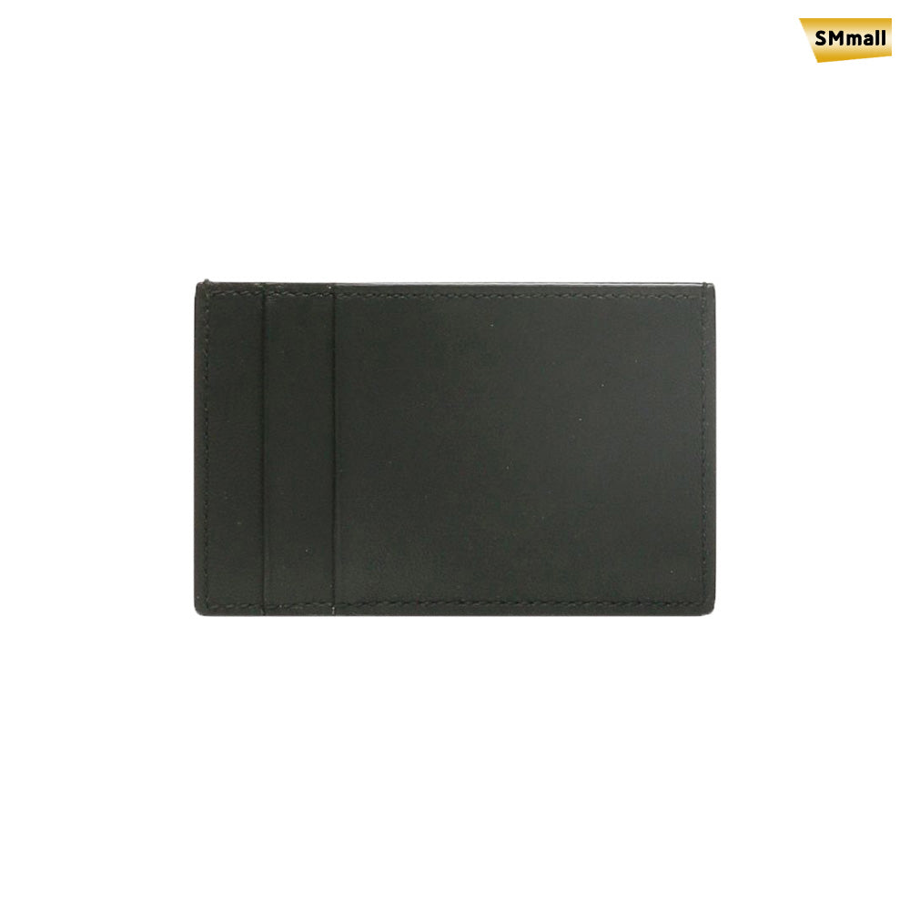 Alexander Mcqueen Logo Leather Card Holder Black