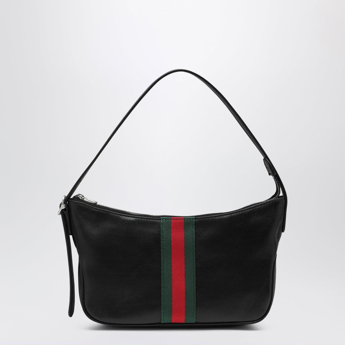 GUCCI Brown Leather Crossbody Shoulder Bag