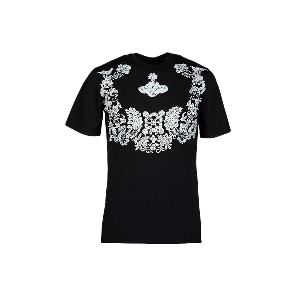 Vivienne Westwood 15th Anniversary Flower Print T-Shirt Black