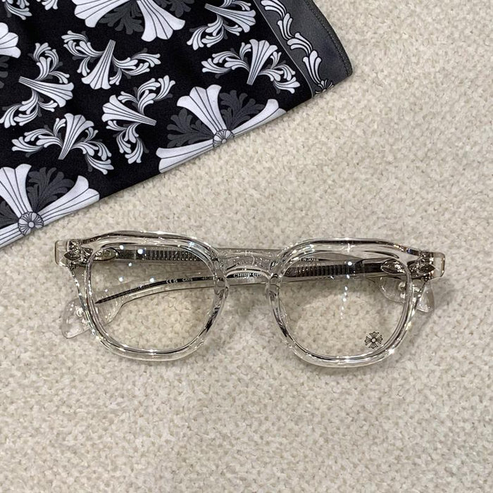 Chrome Hearts Crystal Clear 49mm Unisex Eyeglasses