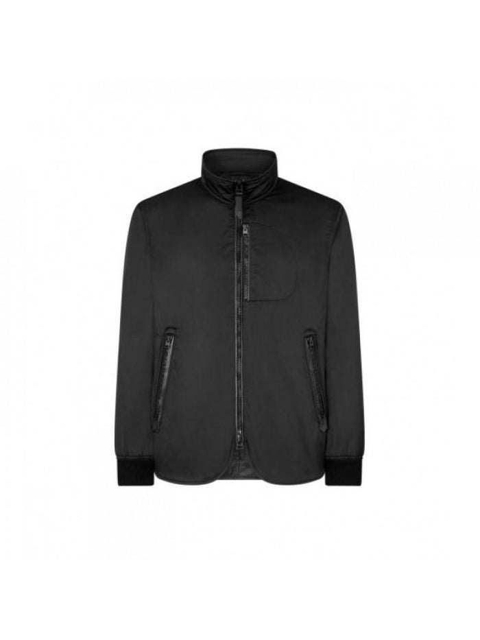 TOM FORD Techno Satin Light-Fill Bomber Jacket Black OBS047 FMN045 S25 LB999
