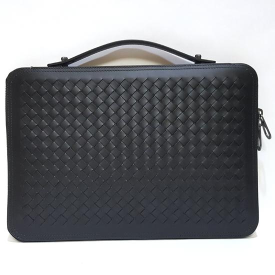 Bottega Veneta Leather Briefcase Crossbody Bag 536287 V4651 1000