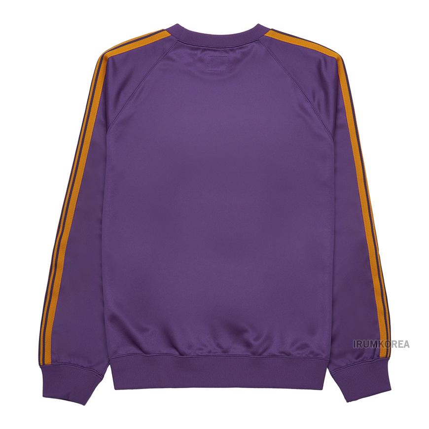 NEEDLES Men’s Track Crewneck T-Shirt QV306C PURPLE