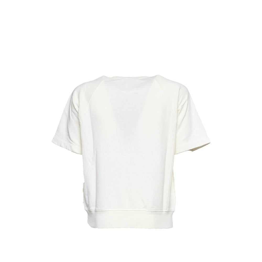 CP Company Malfile Fleece Short Sleeve T-Shirt for Men White