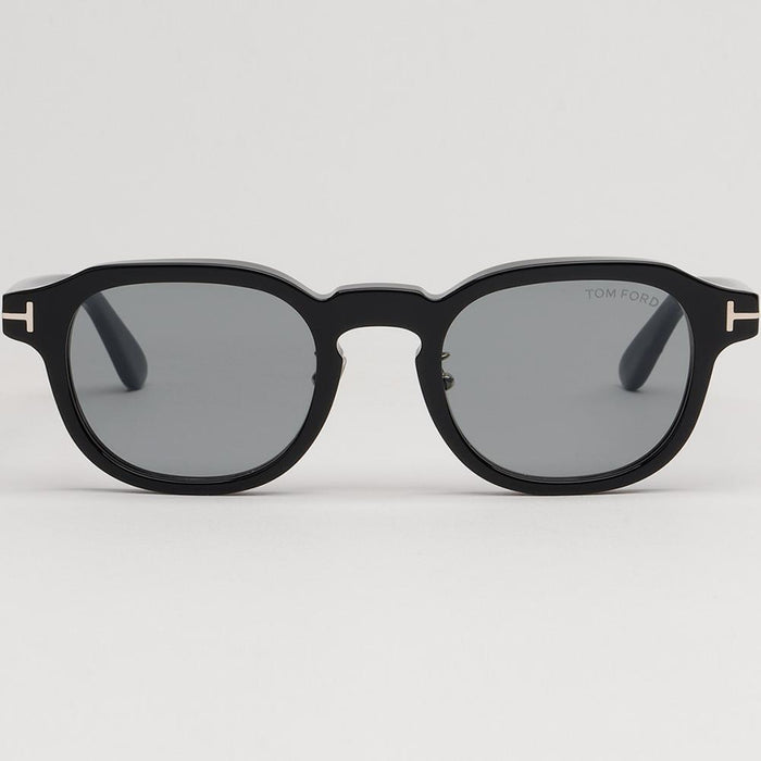 TOM FORD Black Acetate Square Sunglasses UV Protection Unisex TF1230D 01A