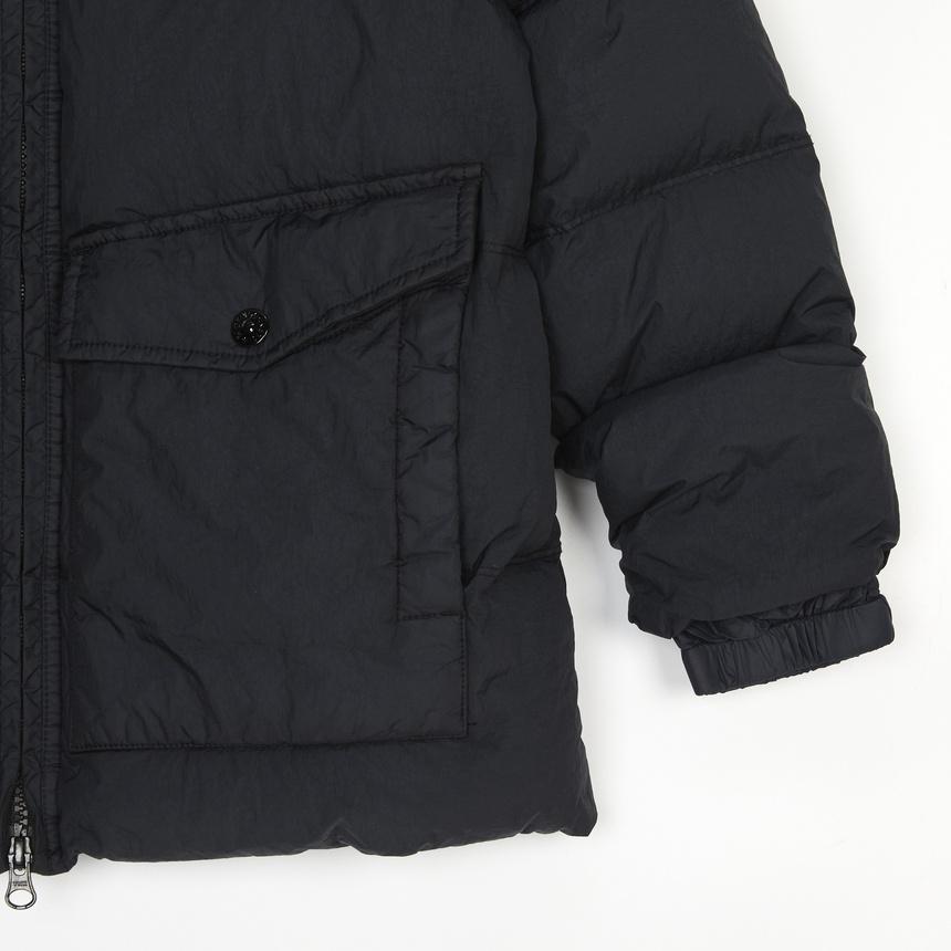 STONE ISLAND Kids Down Puffer Jacket Black