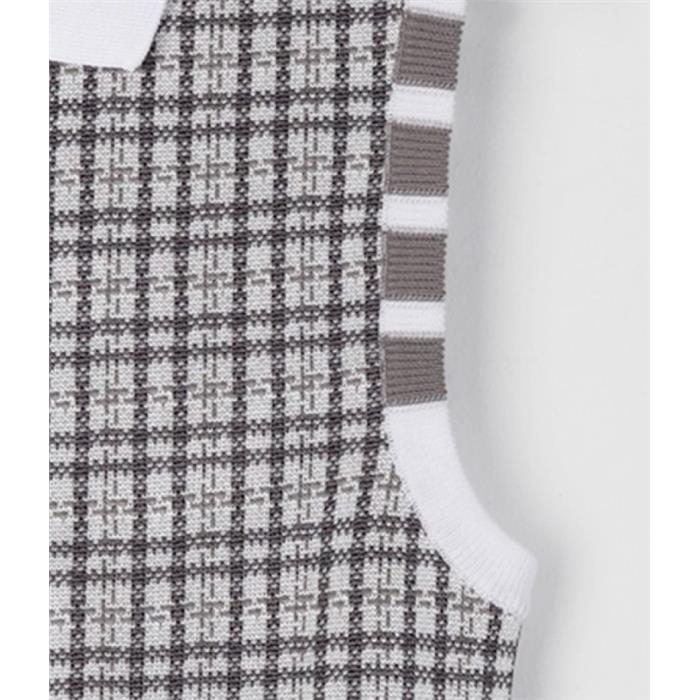 THOM BROWNE Sleeveless Polo Shirt Women’s FKP100A