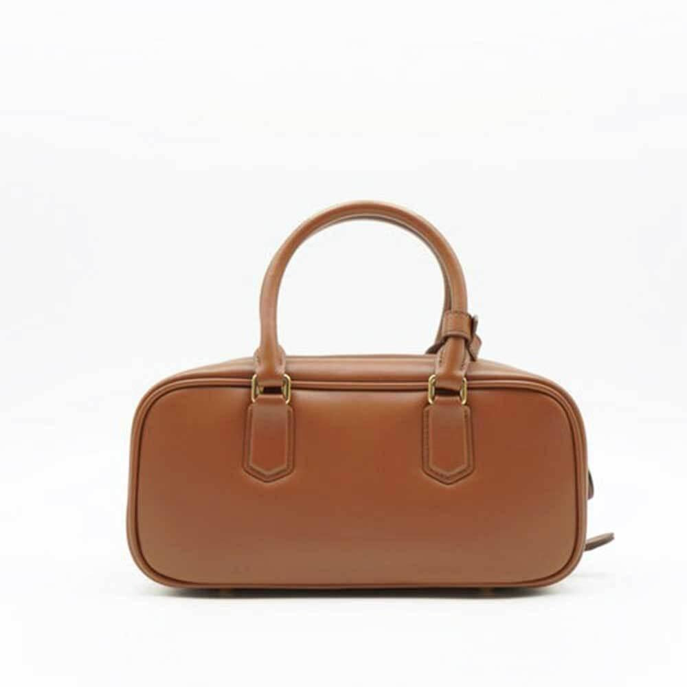 Miu Miu Large Arcadie Leather Tote Bag Black
