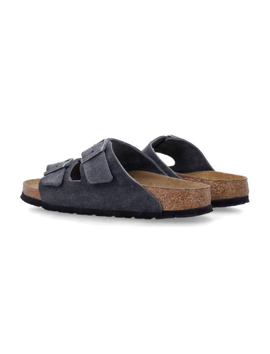 Birkenstock Charcoal Mule Slide Sandals