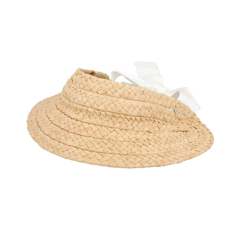 HELEN KAMINSKI Natural Cream Amelia Women’s Sun Visor Hat HAT51984 NACR