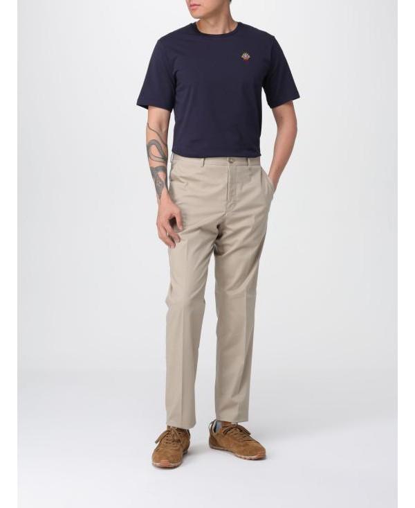 BALLY Crest Logo Cotton Short Sleeve T-Shirt