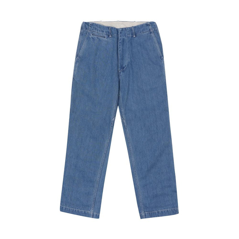 nanamica Unisex Wide Leg Denim Jeans S25SC086E LI