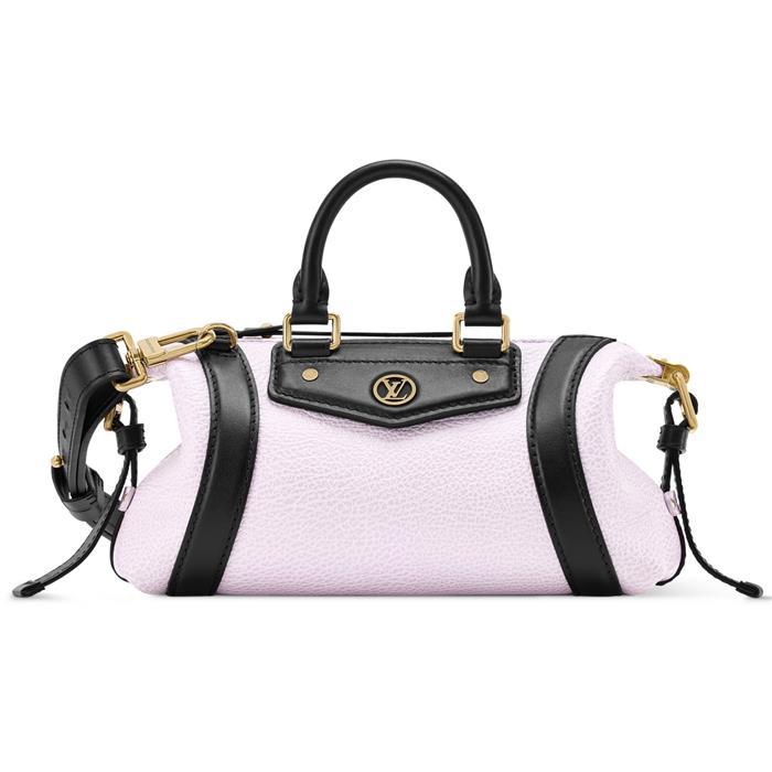 Louis Vuitton Black Leather Nano LV Biker Shoulder Bag
