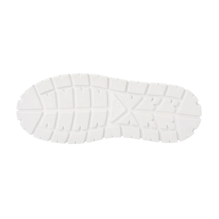 PRADA Black Leather Low-Top Sneakers for Men