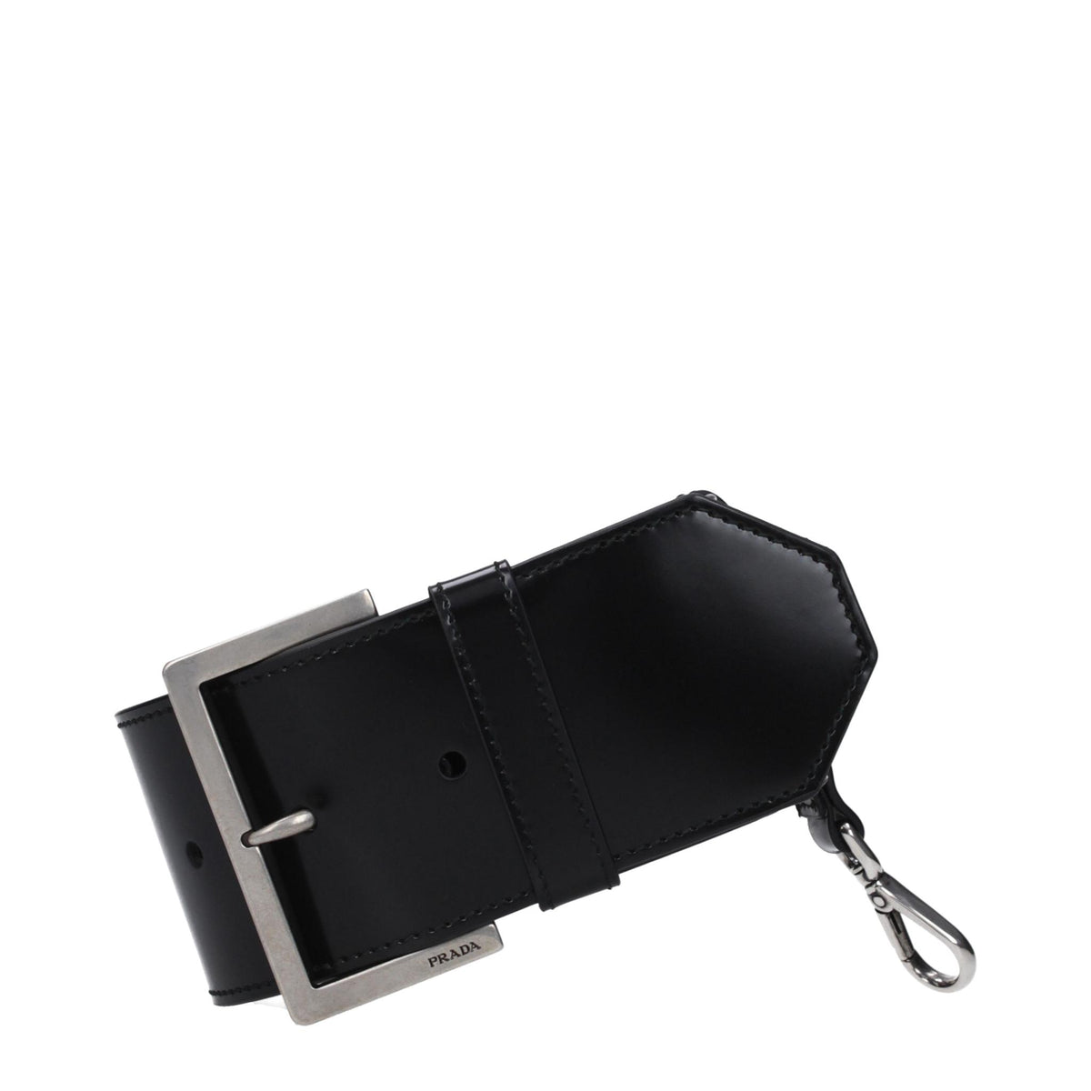 PRADA Black Leather Belt