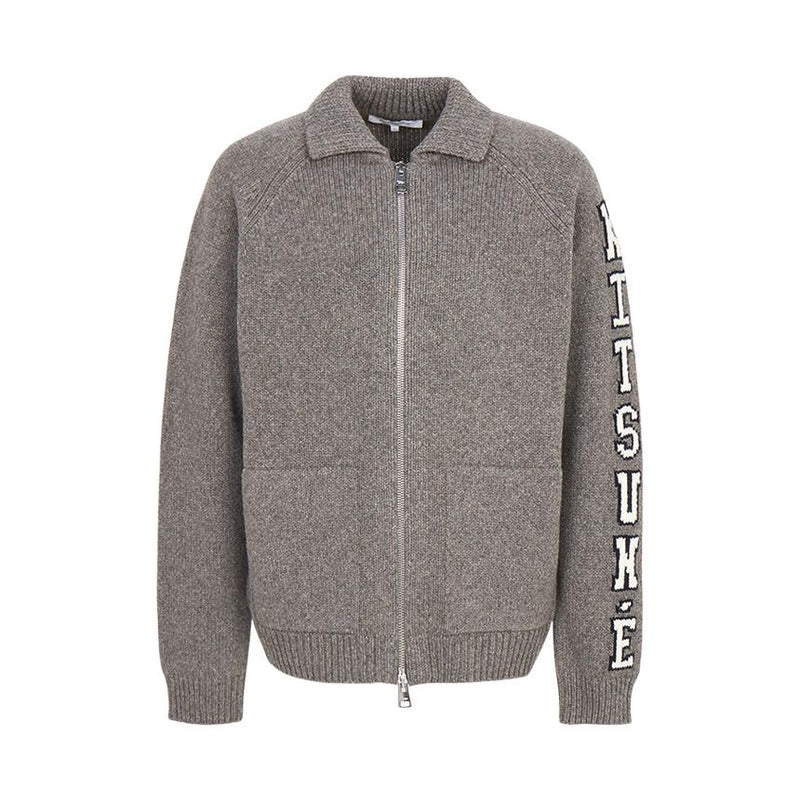 Maison Kitsune Men’s Collar Zip-Up Cardigan PM02112 KT1150 H131