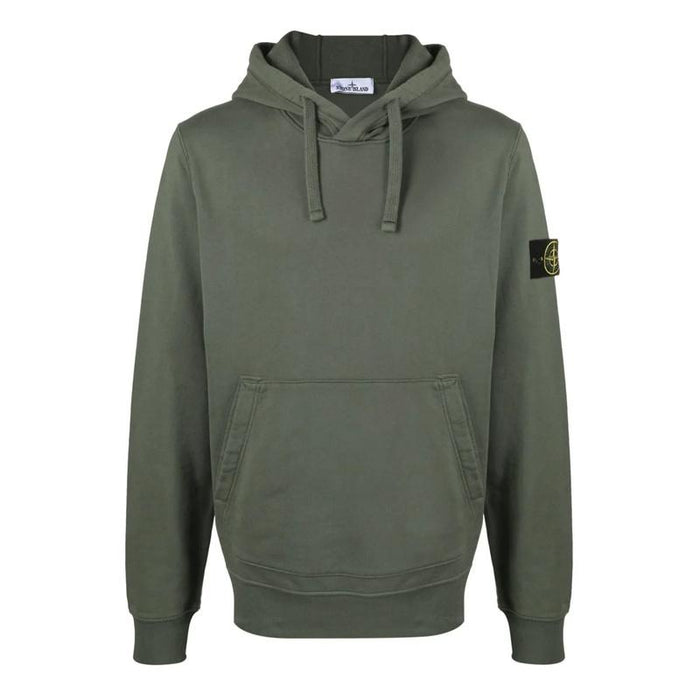 STONE ISLAND Cotton Fleece Mens Hoodie Sweatshirt