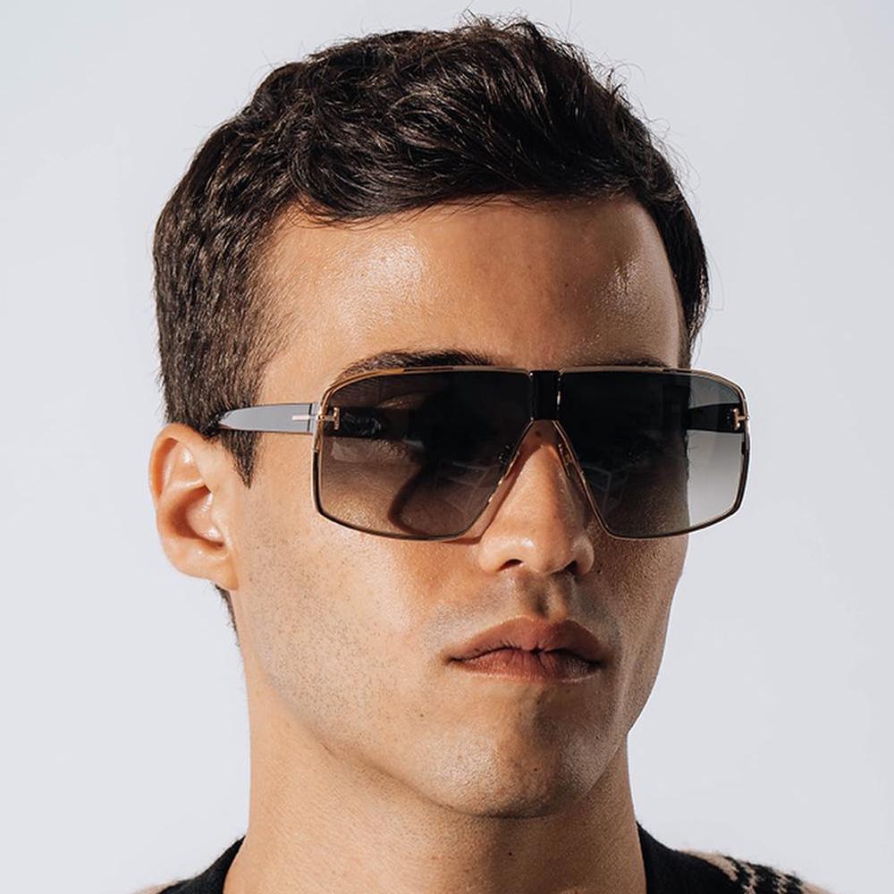 TOM FORD Oversized Unisex Fashion Sunglasses RENO TF911 28B