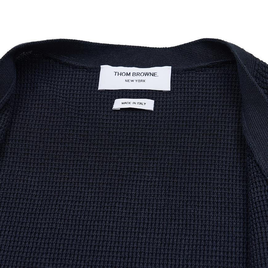 THOM BROWNE Men’s Diagonal Stripe Cardigan MKC550A Y6011 415