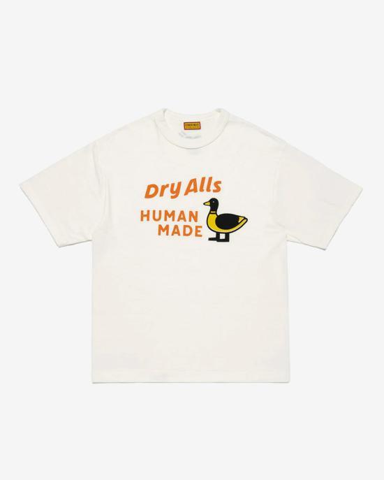 Humanmade Short Sleeve T-Shirt Men’s Cotton Tee HM31TE006 WHITE DOM
