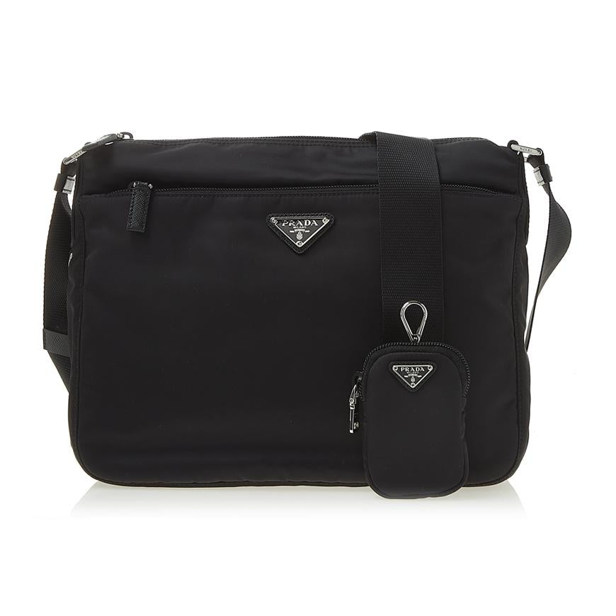 PRADA Re-Nylon Black Shoulder Bag for Women