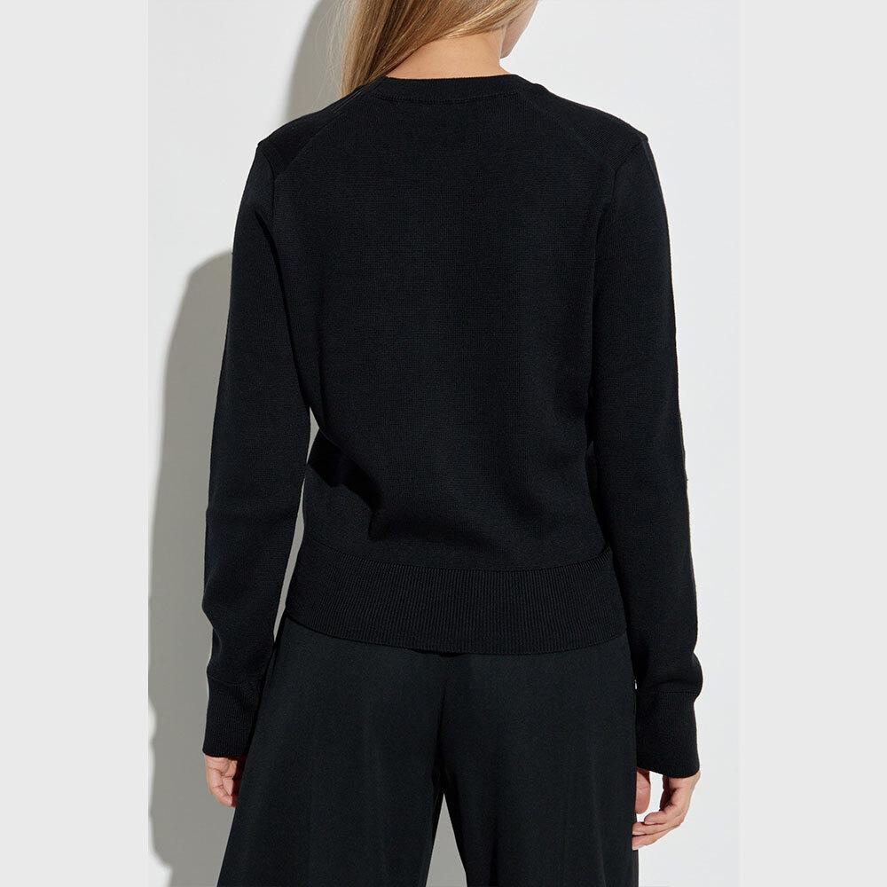 AMI Wool Crewneck Sweater for Women FKS826 001 0180