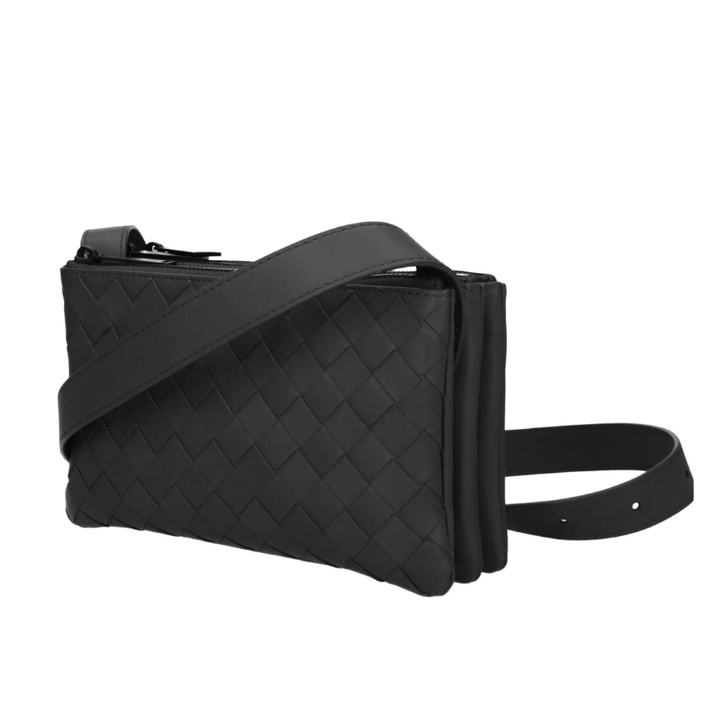 Bottega Veneta Intrecciato Leather Crossbody Bag