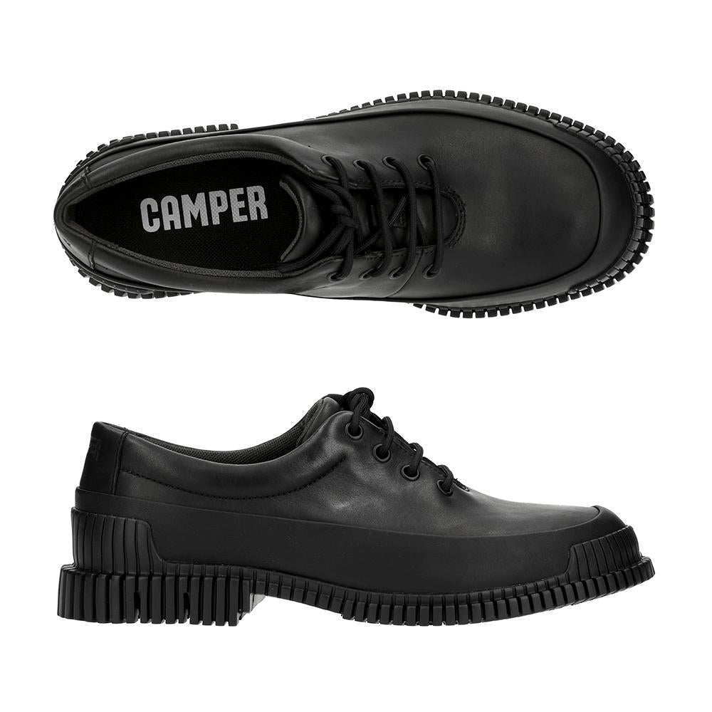 Camper Black Leather Derby Shoes Men’s Dress Shoes K100360 032