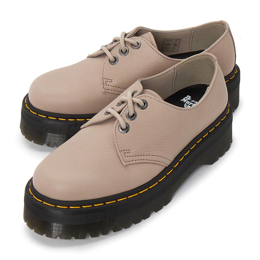 Dr.Martens Vintage Taupe Pisa Leather 1461 II Loafers Unisex