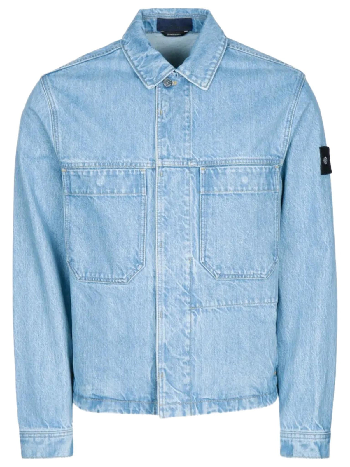 STONE ISLAND Indigo Denim Trucker Jacket Men’s