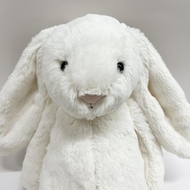 jELLYCAT Bashful Cream Bunny Plush Keyring Accessory