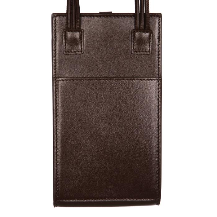 JIL SANDER Tangle Phone Holder Crossbody Bag Ebony Unisex