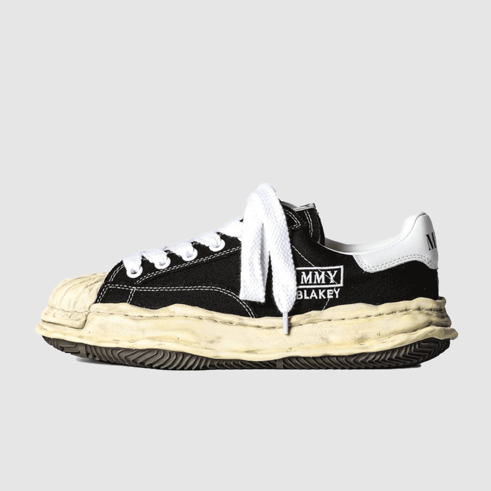 Maison Mihara Yasuhiro Blakey Dyed Canvas Low-Top Sneakers Unisex A13FW728 BLK