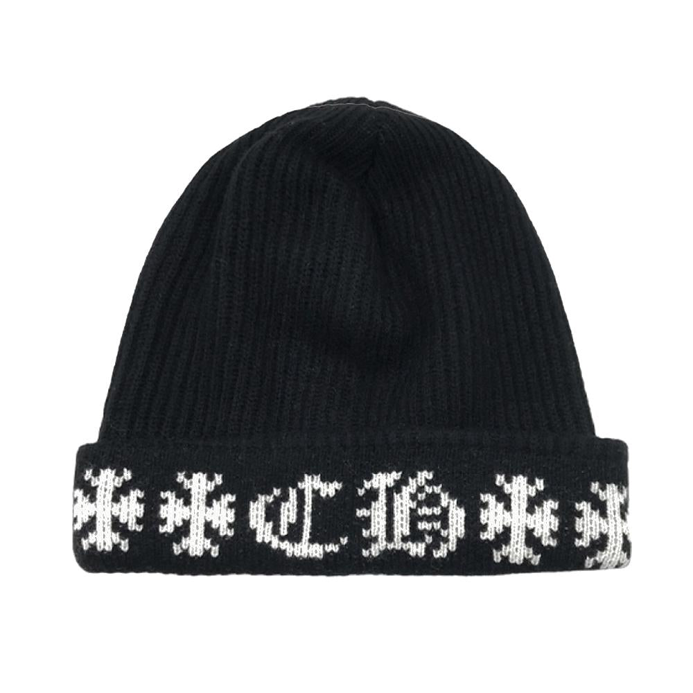 Chrome Hearts Big Daddy Cashmere Beanie Black