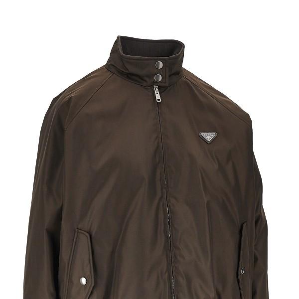 PRADA Down Bomber Jacket Black Nylon Women’s