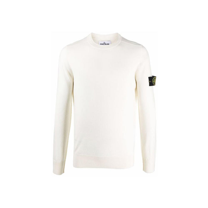 STONE ISLAND Wappen Patch Crewneck Knit Sweater 7515511A1 V0099