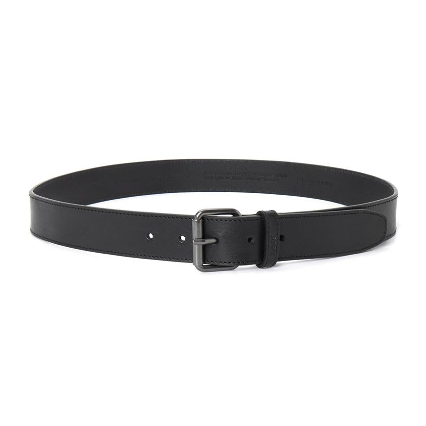 HUGO BOSS Men's Leather Belt Black