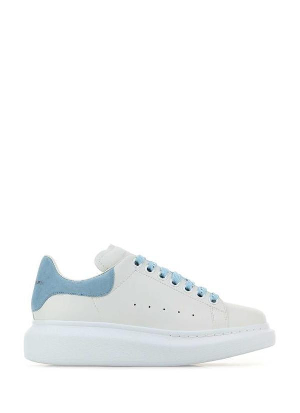 Alexander Mcqueen Oversized White Leather Low Top Sneakers