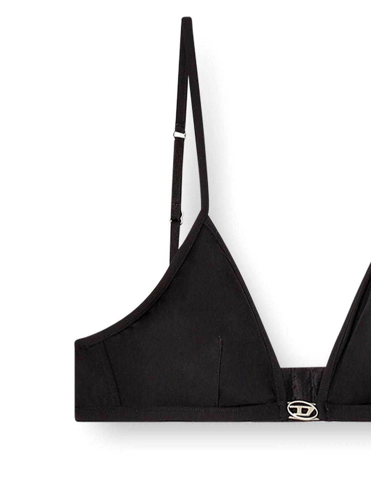 DIESEL Black Stretch Sports Bra Swim Top