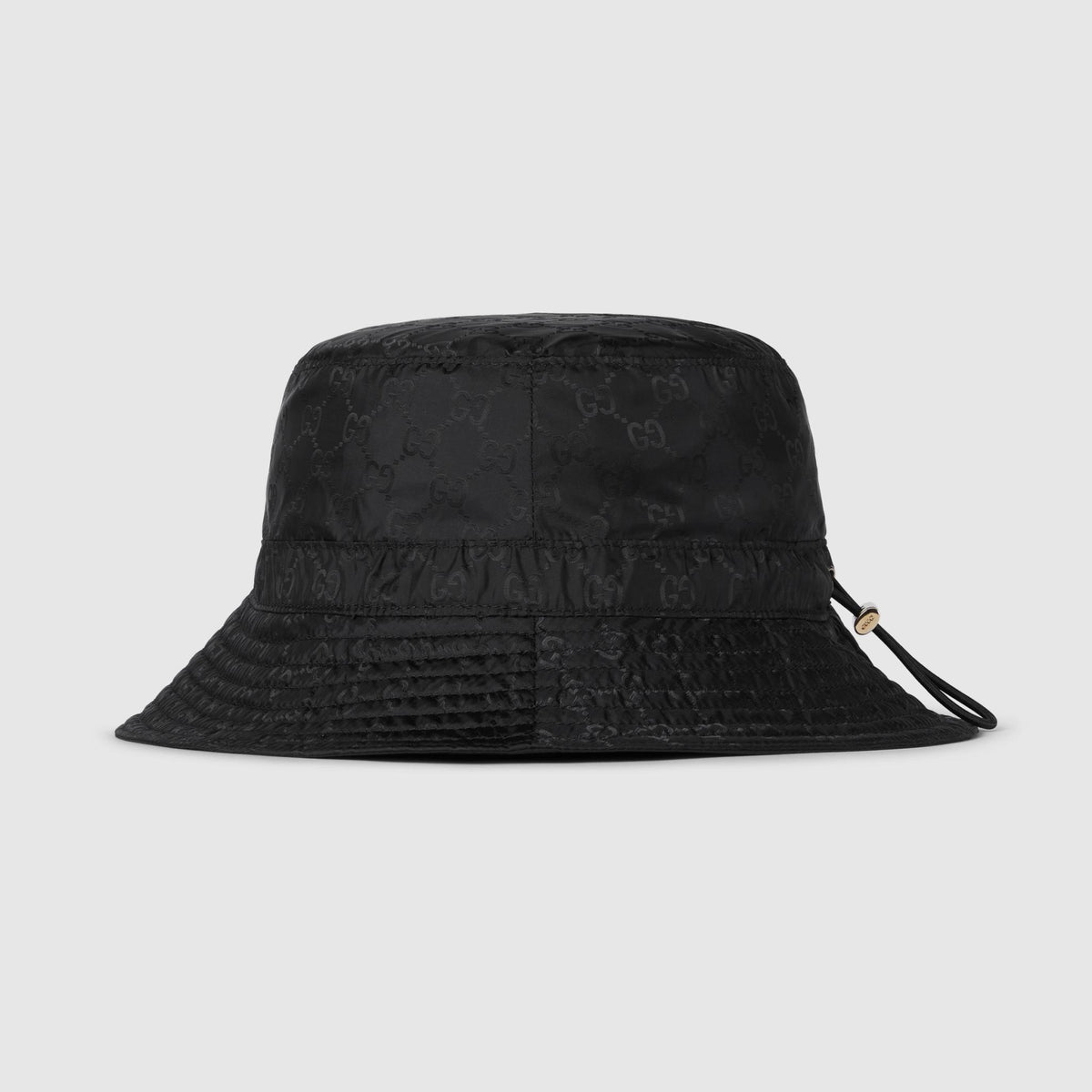 GUCCI Wool Blend Check Bucket Hat