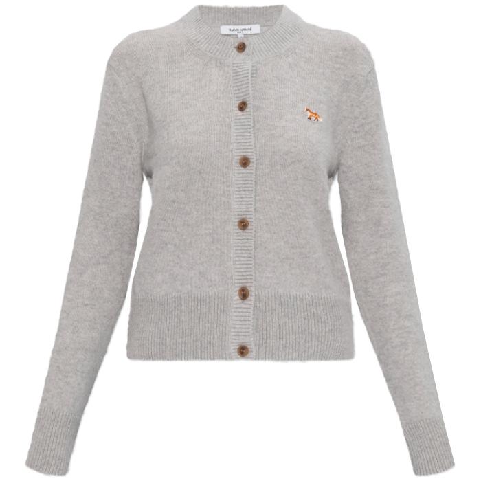 Maison Kitsune Women Baby Fox Wool Cardigan