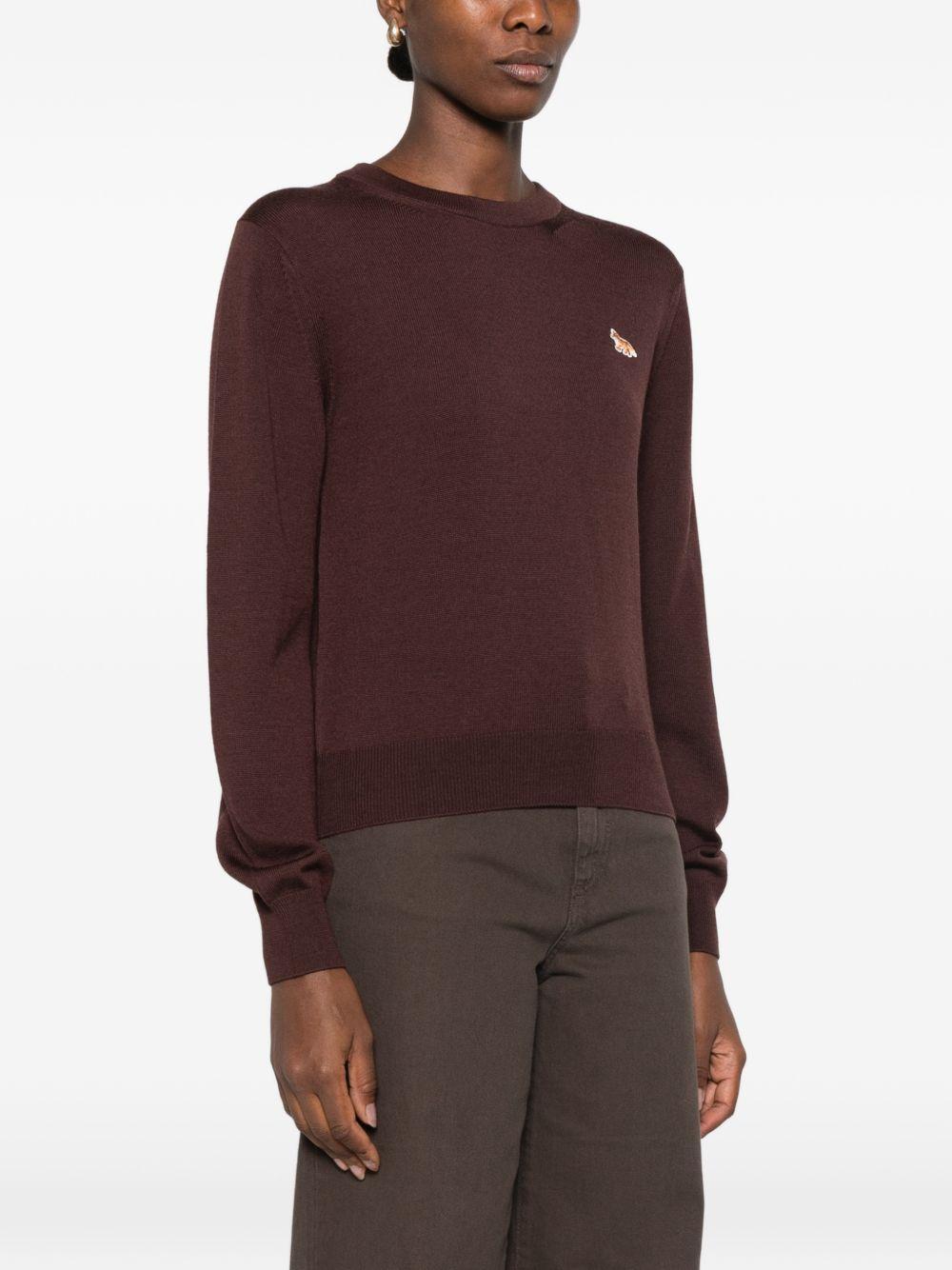 Maison Kitsune Wool Blend Crewneck Knit Sweater Women’s FW26