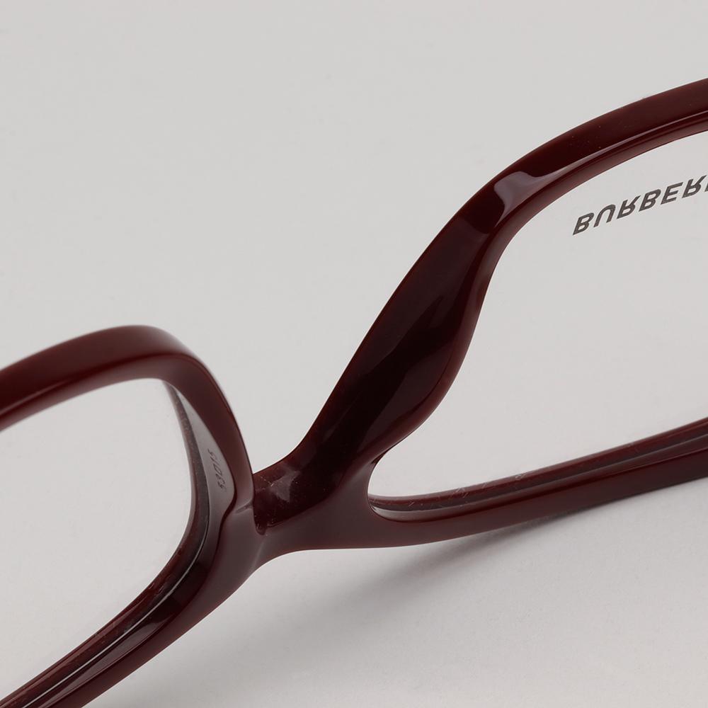 BURBERRY Burgundy Cat Eye Acetate Eyeglasses Frames Unisex BE2348 3403