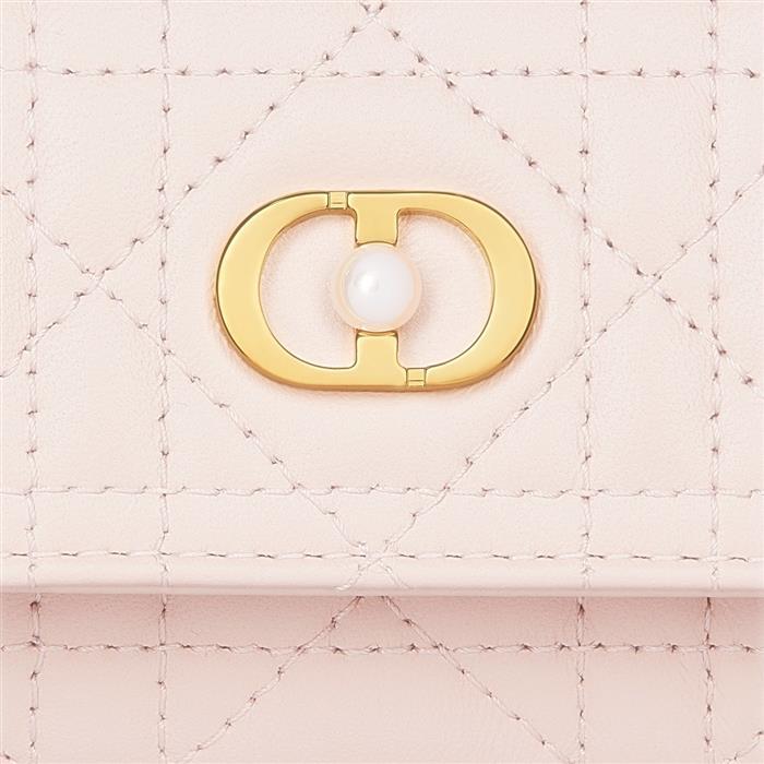 DIOR Jolie Glycine Leather Compact Wallet S3102UNJB M413