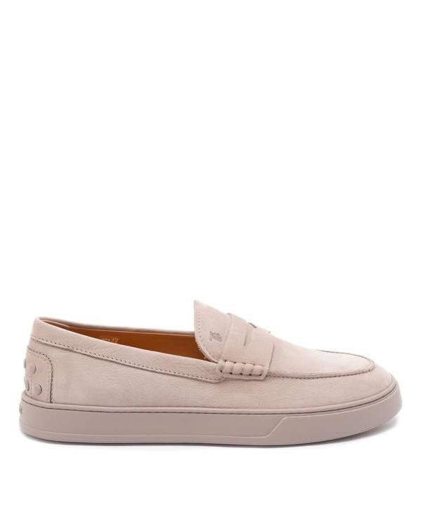 Tods Nubuck Leather Loafers Men’s Brown XXM04L006406 RN C416