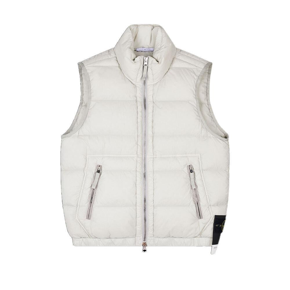 STONE ISLAND Seamless Padded Vest Men Pearl Gray G100007