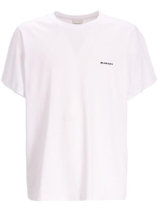 Isabel Marant White Short Sleeve T-Shirt for Men