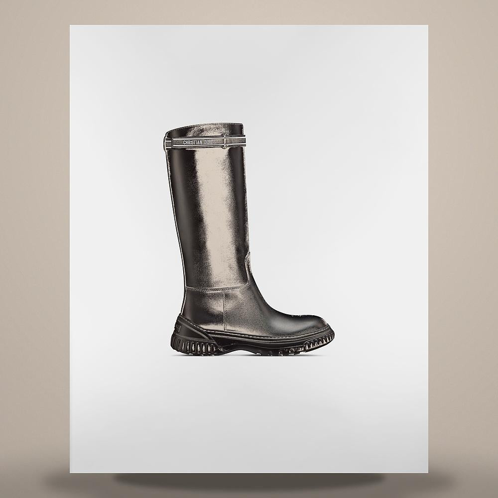 DIOR Black Calfskin DRacer Chelsea Boots KDI781VEA S17X