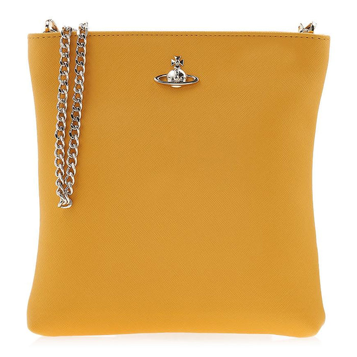 Vivienne Westwood Women’s Square Chain Crossbody Bag Navy Leather
