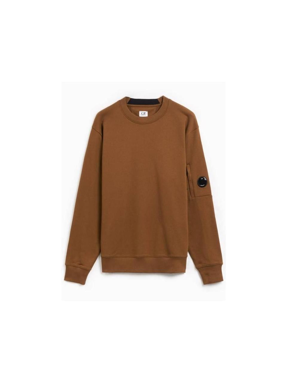 CP Company Diagonal Raised Fleece Crew Neck Sweatshirt